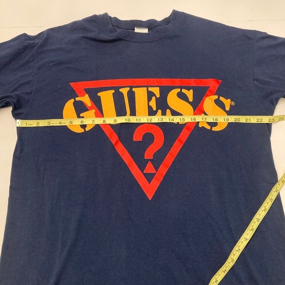 Vtg‎ Guess Shirt Mens One Size Short Sleeve George Marciano Single Stitch USA - Picture 6 of 9